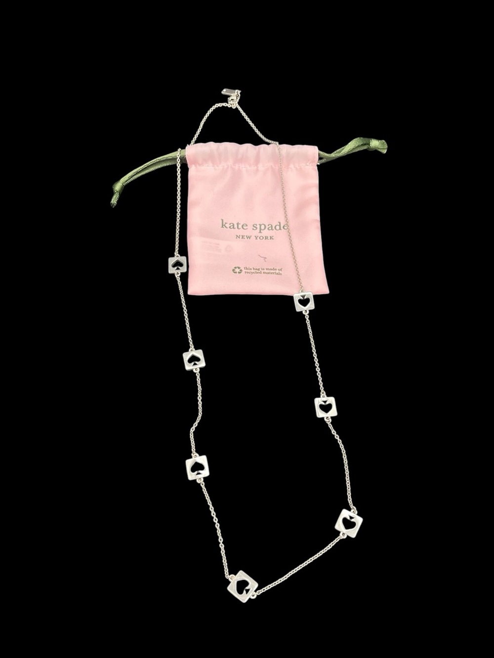 Kate spade Classic Spade Charm Necklace